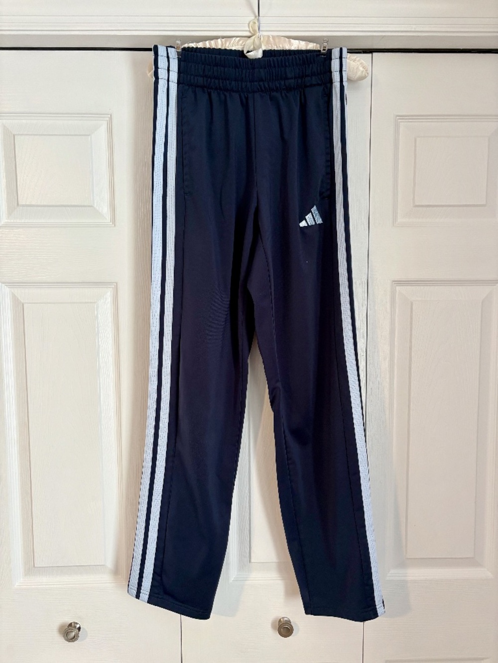 Men's sm adidas 3-Stripe Track Pants  Navy Blue